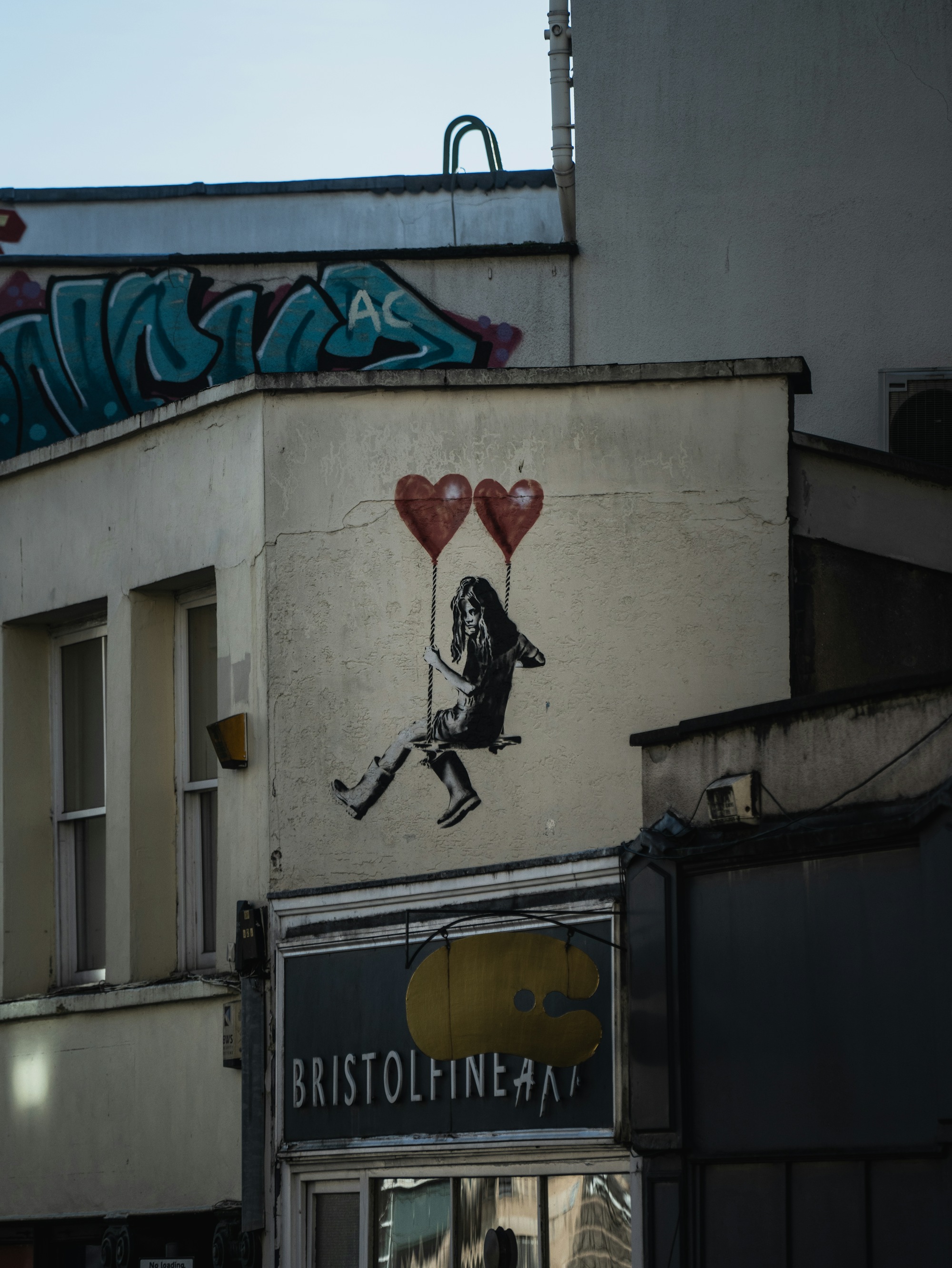 Street art on a Bristol building