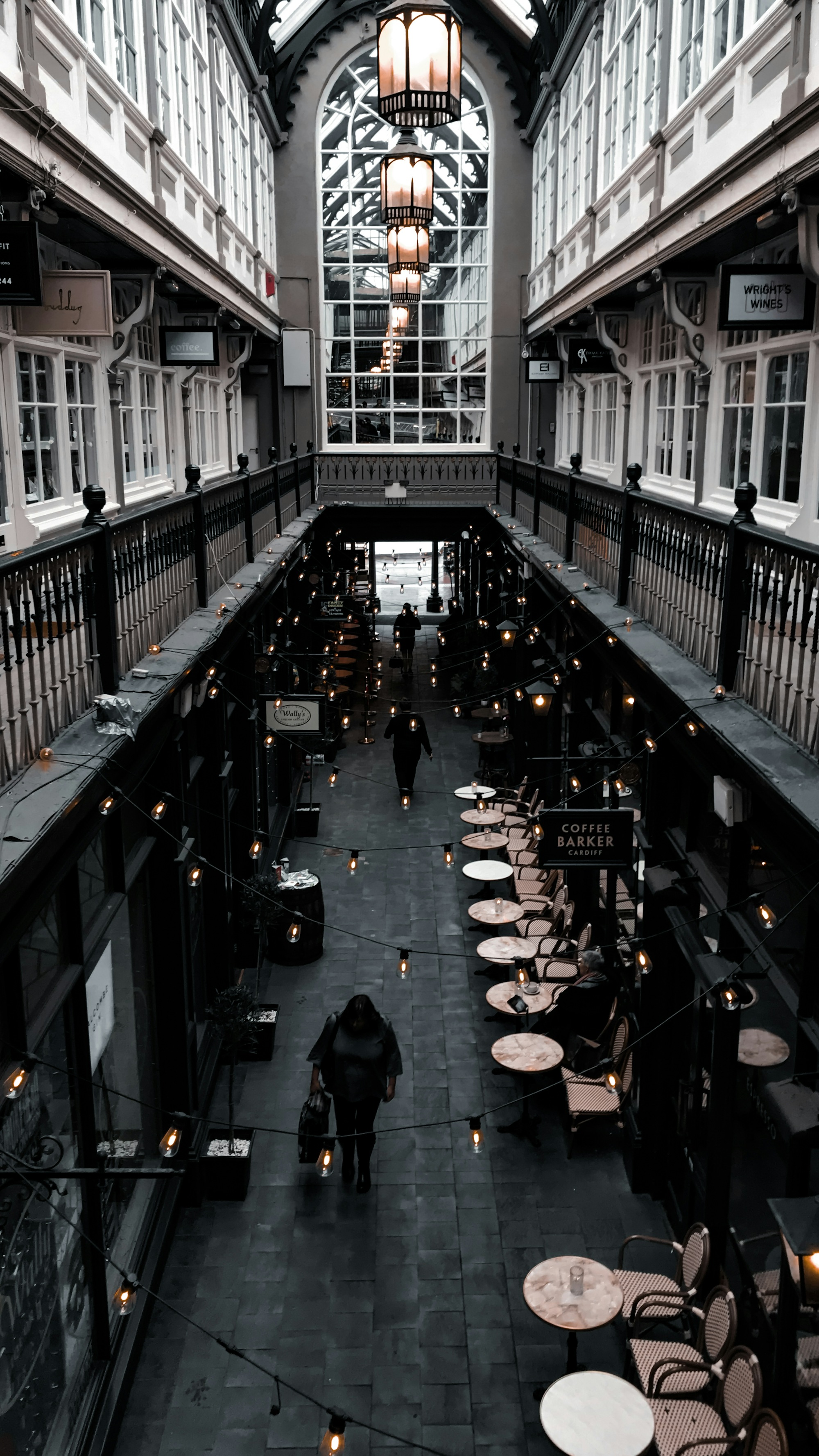 One of Cardiff's Victorian arcades
