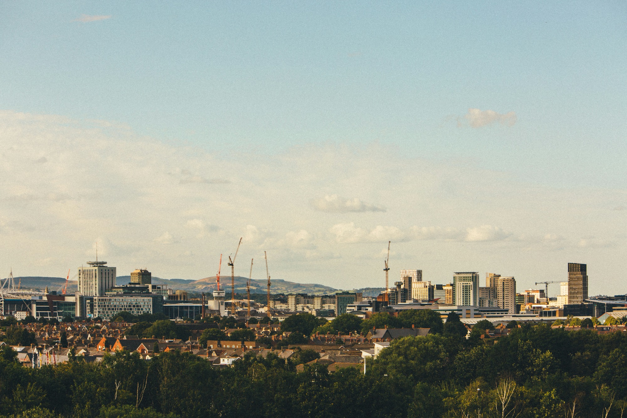 The Cardiff skyline