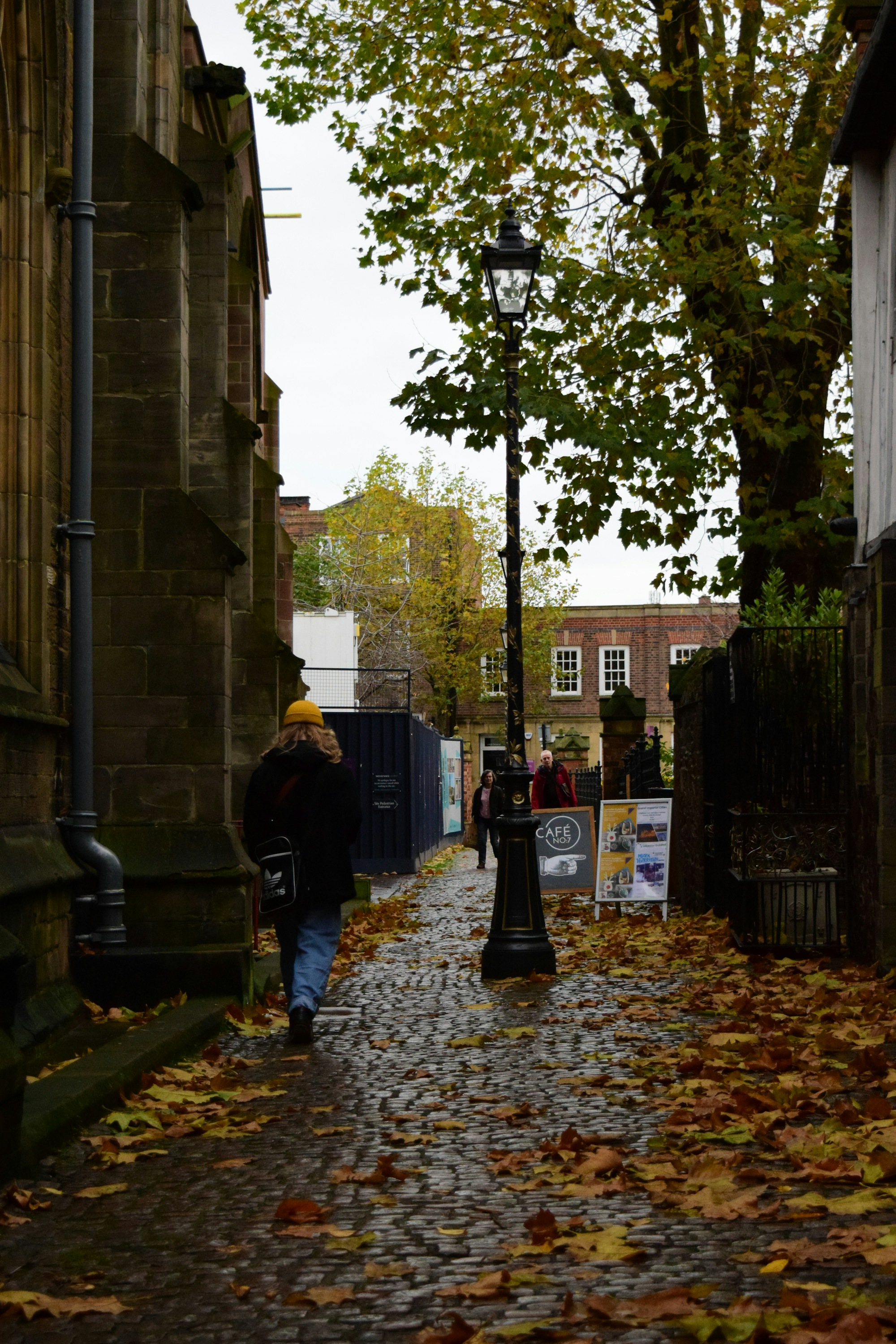 A cobblestone street, Leicester