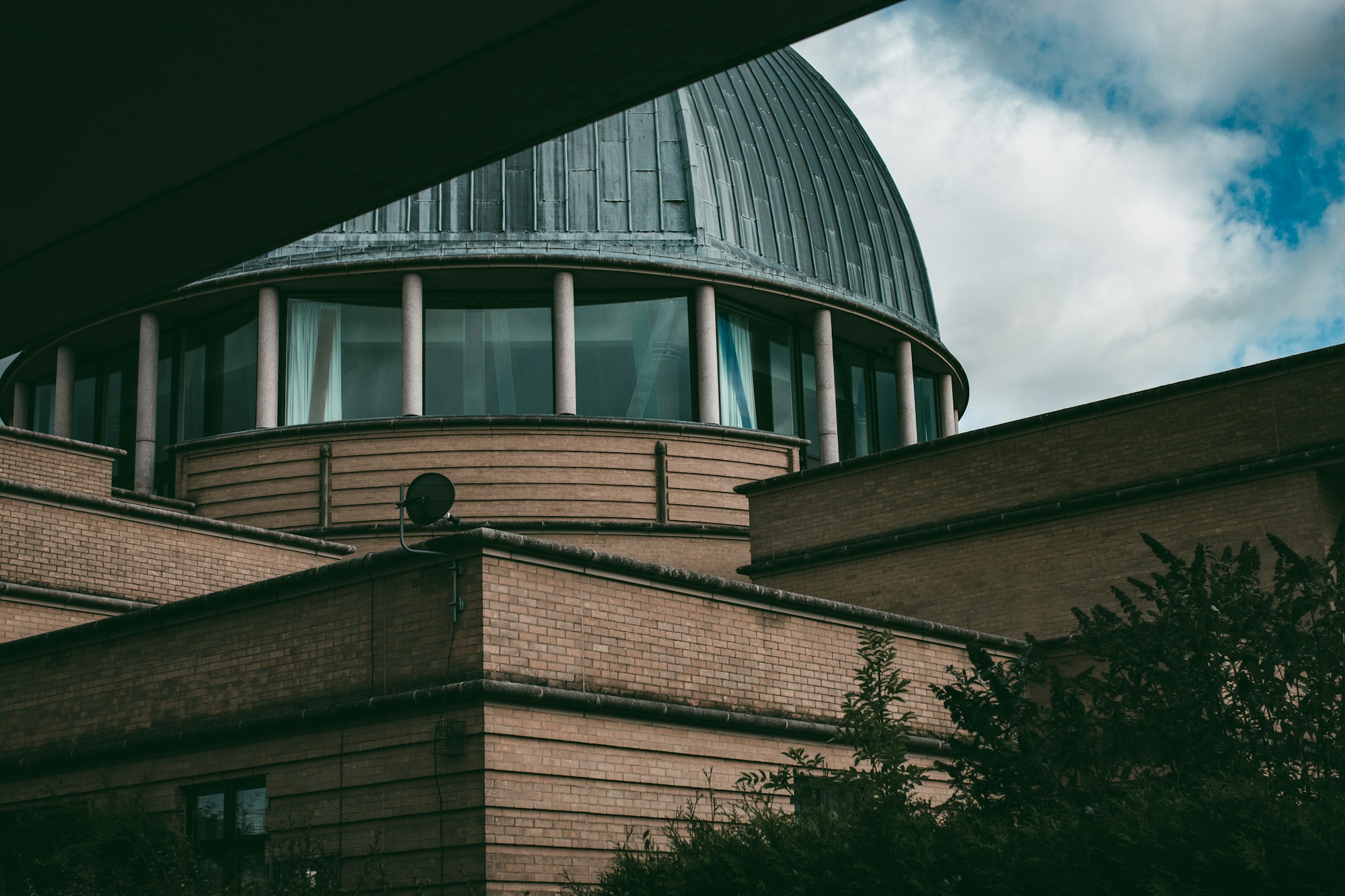 A Milton Keynes building with a domed roof
