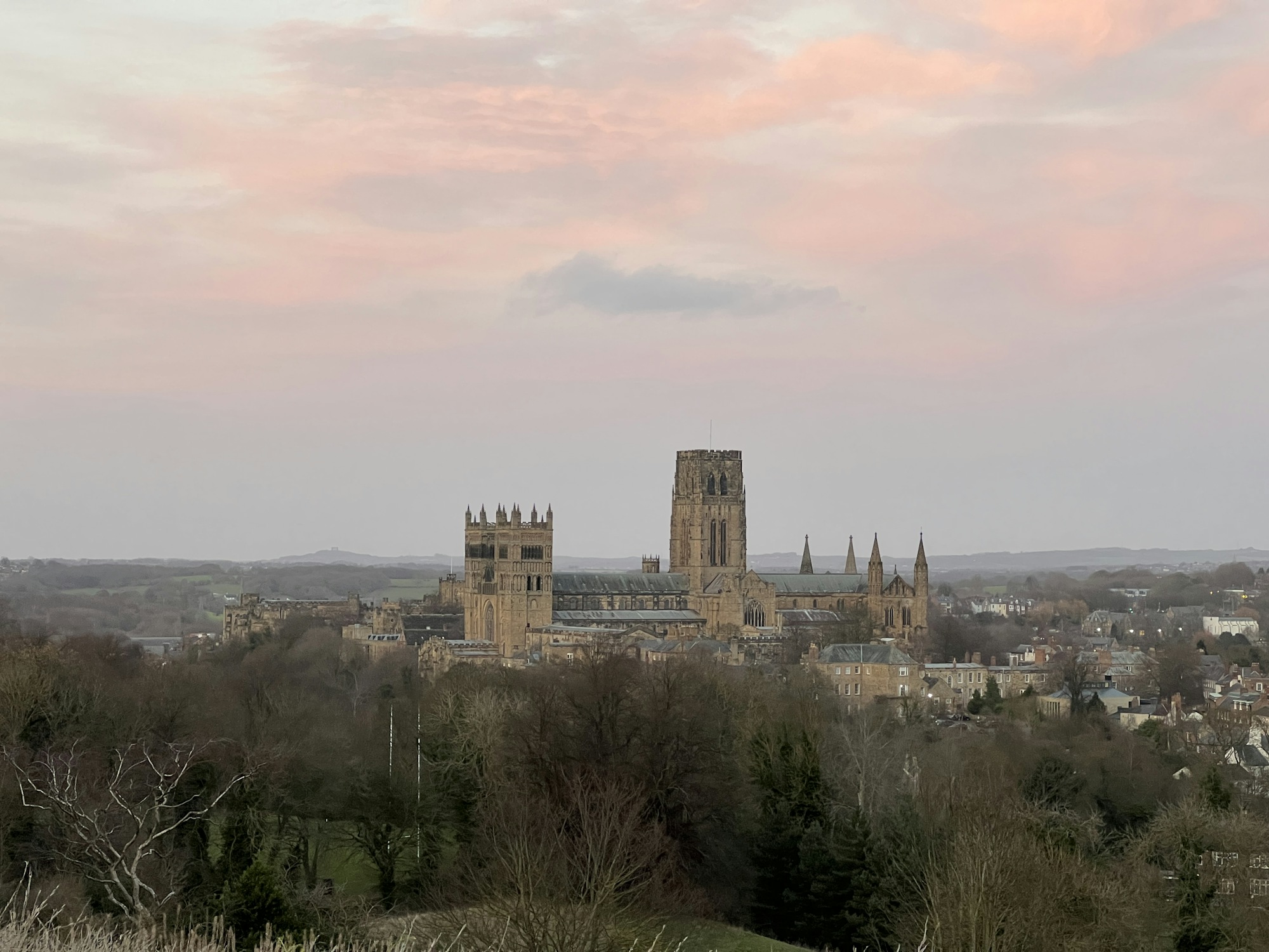 Newcastle Cathedral at dusk